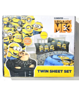 Illumination Presents Despicable Me 3 Twin Sheet Set One Fitted Flat And... - $57.43 CAD