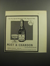 1951 Moet &amp; Chandon Champagne Ad - For very special occasions - £14.53 GBP