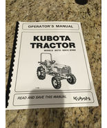 Kubota B2710, B2910, B7800 Tractor Operator Manua - £18.85 GBP