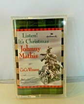 Listen! It&#39;s Christmas JOHNNY MATHIS Cassette Hallmark&#39;s 15th Edition Music  - £9.58 GBP