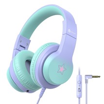 iClever HS19S Kids Headphones with Mic, 85/94dB Volume Limiter - Shareport - Ove - £31.96 GBP