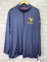 West Virginia Mountaineer Franchise Club Pull Over 1/4 Zip Mens Size Large NWT  - £23.94 GBP
