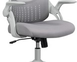 Grey Smug Home Office Chair Ergonomic Desk Chair Mesh Computer Chair, Up... - £74.45 GBP
