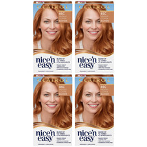 4-New Clairol Nice'n Easy Permanent Hair Dye 8SC Medium Copper Blonde Hair Color - $59.99