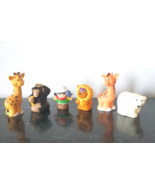 Fisher Price Little People Lot 5 Zoo Circus Animals Replacement +Zookeep... - $225.80 MXN