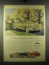 1948 Packard Cars Ad - art by Melbourne Brindle - Yes, you can quote me  - £14.55 GBP