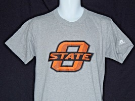 Men&#39;s T-Shirt Oklahoma State Cowboys Size Small Gray Logo Top NEW Short Sleeve - £11.86 GBP