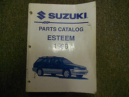 1998 Suzuki Esteem Parts Catalog Shop Manual Factory Oem Book 98 Worn Stained - £20.73 GBP