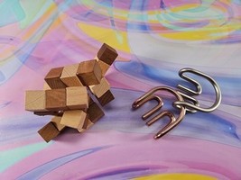 True Genius Roman Arches &amp; Appian Way Puzzles Brain Teasers Wooden Cube ... - €4,30 EUR