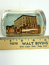 1901 Hotel Fargo at Hot Springs, South Dakota. Glass paperweight Souvenir - £126.52 GBP