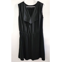 &amp; Other Stories High Neck Sleeveless V-Back Silk Dress Black 36 Small - £23.70 GBP