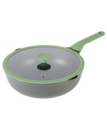 Kenmore Theodore 13 Inch Nonstick Cast Aluminum Saute Pan with Lid - $84.47