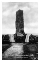 Clach Na Cliu Their Stone of Their Fame Torphins Memorial Military RPPC Postcard - £13.97 GBP