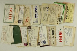 Vintage Lot Paper Postcards Us Advertising Ham Radio Operator Call Sign X6 - £23.53 GBP