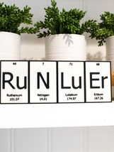 RuNNEr | Periodic Table of Elements Wall, Desk or Shelf Sign - $12.00