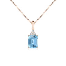 Authenticity Guarantee

ANGARA 1.24Ct Emerald-Cut Swiss Blue Topaz Pendant wi... - $530.10