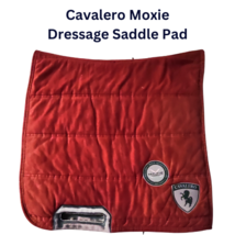 Cavalero Moxie Red Dressage Saddle Pad Horse Size USED image 1