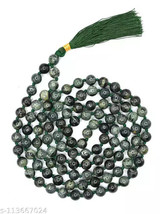 Agate Crystal Japa Mala Ganthi 108 Bead Buddhist Prayer Bead AAA Grade Pack Of 5 - £77.89 GBP