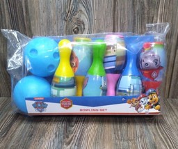 PAW PATROL Bowling Set for Kids Rescue Superhero Pups [8 Pieces] Indoor Outdoor - £14.77 GBP