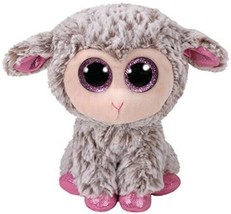 Ty Beanie Boos Buddy Dixie the Sheep Lamb Big Sparkle Eyes Medium 9&quot; NEW - £9.96 GBP