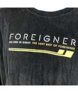 THE VERY BEST of FOREIGNER 2009 T Shirt No End In Sight Band Tee Rare Vi... - £14.84 GBP