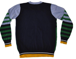 Tommy Hilfiger Boys V-Neck Sweater Green/Navy  Size 7 - £14.07 GBP