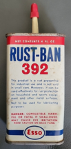 Vintage Esso - RUST-BAN 392• 4 Oz  Rust Preventive Can -  By Humble Oil Co. - £7.56 GBP