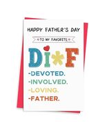 xiangqiankan Father&#39;s Day Card Husband Boyfriend Vintage 5x8 inches 2D-008 - $170.44 MXN