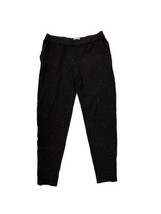 Aritzia WILFRED Le Fou Womens Black Heathered Joggers Pants Knit Pull On Size 6 - £22.21 GBP