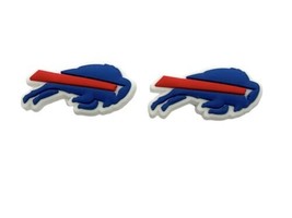 Buffalo Bills NFL Football Team Crocs Shoe Charms - Set Of 2 Clog Sports - £6.17 GBP