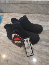 Totes Womens Insulated Black Snow Boots Size 6W-Brand New-SHIPS N 24 HOURS - €76,46 EUR