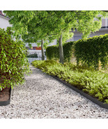 vidaXL Lawn Edgings 50 pcs Black 3.9x40.6&quot; Cold-rolled Steel - $557.11 CAD