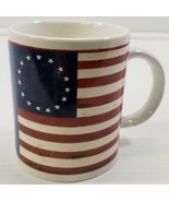 I) Oxford Elite American Flag Coffee Mug Patriotic United States Betsy Ross - £3.89 GBP