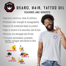 GIBS Grooming 'Voodoo Prince' Beard, Hair & Tattoo Oil, 1 fl oz image 3