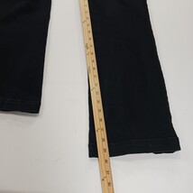 Mid-Rise Women's Black Cotton Blend Bootcut Denim Jeans Size Small (26×30) image 7