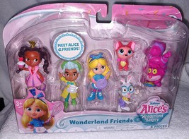 Disney Junior Alice&#39;s Wonderland Bakery Friends Figure Set  6pk New - £13.22 GBP