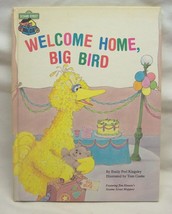 Vintage Sesame Street Book Club Welcome Home, Big Bird Hardcover Children&#39;s Book - £11.10 GBP