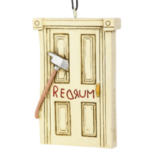 NO PACKAGING Creepy Door with an Axe Through it Halloween/Christmas Orna... - $12.00