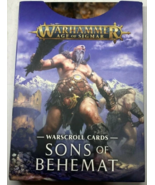 Warhammer 40000 Age of Sigmar Warscroll Cards Sons of Behemat - $72.74 CAD