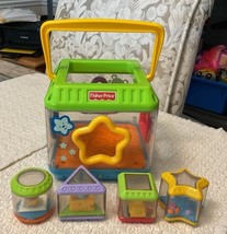 Fisher Price Peek A Boo Shape Sorter with 4 Blocks - G5243, Tested &amp; WOR... - $590.49 MXN
