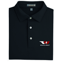 Tom Wishon Maglia Polo Golf Maglia Da Peter Millar. Nero, Uomo Taglia L - $93.10