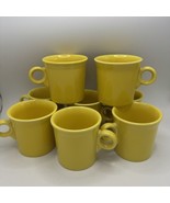 Post86 Fiesta Fiestaware O-Ring Handle Coffee Mugs Cups HLC USA Sunflowe... - $14.52