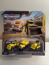 Micro Machines Construction Set Series 1 Backhoe Dump Truck Bulldozer Ha... - $10.83 CAD