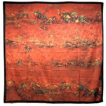 NWT Silk Scarf 53&quot;x53&quot; Super Large Square Shawl Wrap S2225 Xiang Yun Sha - £38.61 GBP