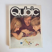 Vintage 70s Qubic Game Parker Brothers 3-D Tic Tac Toe Game  Made USA 1972 - £11.16 GBP
