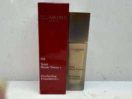 Clarins Everlasting Foundation + #110 Honey NIB 1.1 oz - $19.79