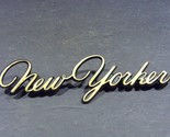 1971 72 73 74 75 76 77 78 Chrysler New Yorker Gold Emblem OEM 5 3/8&quot; - £57.47 GBP