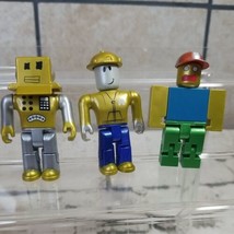 Roblox Icons Gold Collectors Builderman+Mr. Robot Lot Of 3 - £11.72 GBP