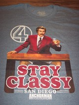 Anchorman Stay Classy San Diego T-Shirt 2XL Xxl New Will Farrel News Team - $19.80