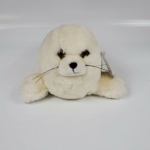 Vintage 1986 24K Polar Puffs White Seal By Special Effects Plush Animal - £18.38 GBP